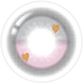 Lenstown Hotto Strawberry Gray Cosmetic Color Lenses (2 Pack)